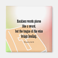 Proverbs 12:18, Reckless words pierce like a sword