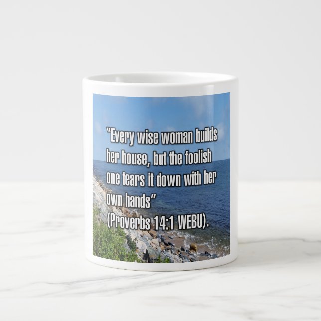 Proverbs 14:1 WEBU Mug (Front)