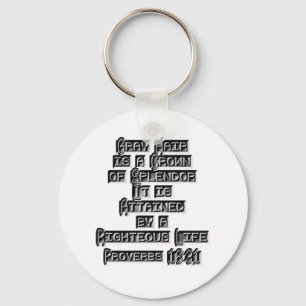 Proverbs 16:31 key ring