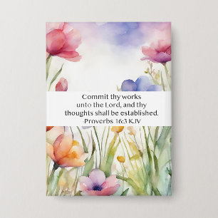 Proverbs 16:3 KJV Commit Thy Works Scripture