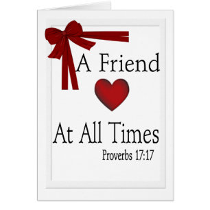 Proverbs 17:17 Card