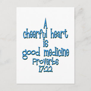 Proverbs 17:22 postcard