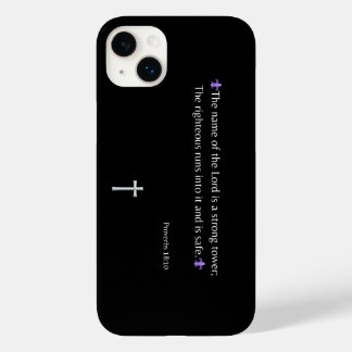 Proverbs 18:10 Bible Verse iPhone / iPad case