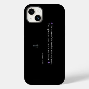 Proverbs 18:10 Bible Verse iPhone / iPad case