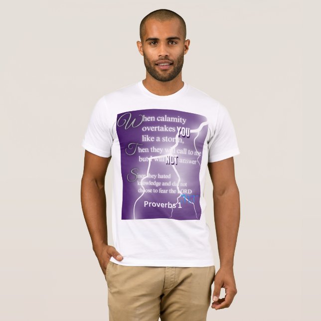proverbs 1 T-Shirt (Front Full)