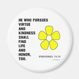 Proverbs 22:21 Virtue Magnet