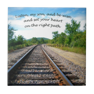Proverbs 23:19 ceramic tile