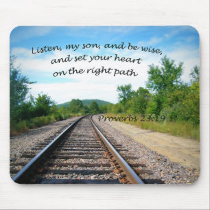 Proverbs 23:19 mouse pad