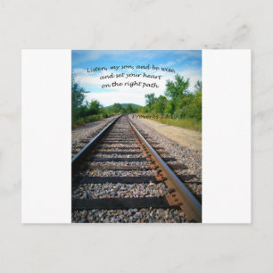 Proverbs 23:19 postcard
