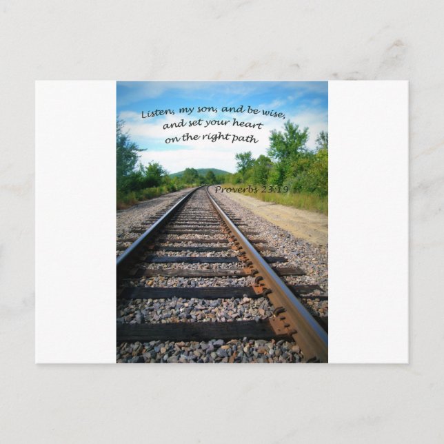 Proverbs 23:19 postcard (Front)