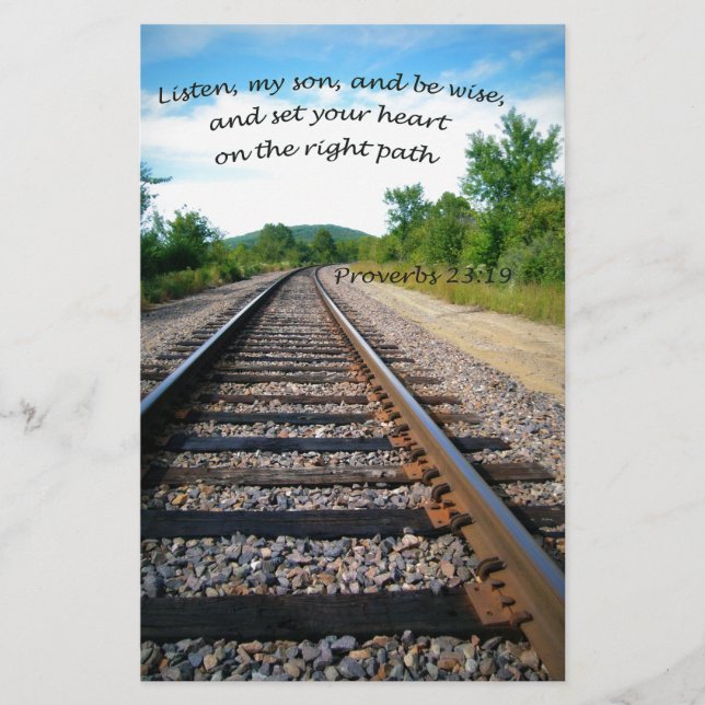 Proverbs 23:19 stationery (Front)