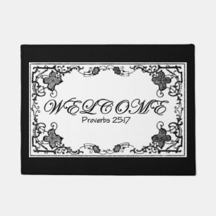 Proverbs 25:17 Welcome Mat