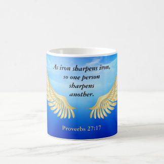 Proverbs 27:17 coffee mug
