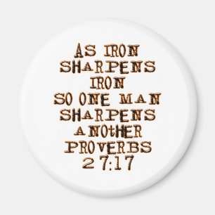 Proverbs 27:17 magnet
