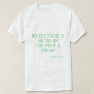 Proverbs 29:18 Bible Verse KJV Quote Unisex T-Shirt