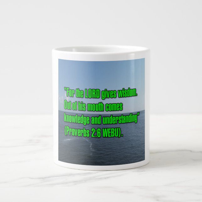 Proverbs 2:6 WEBU Mug (Front)