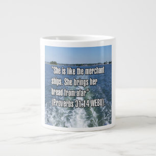 Proverbs 31:14 WEBU Mug