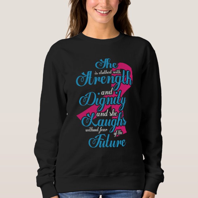 Proverbs 31:25 (FEARLESS) Sweatshirt (Front)