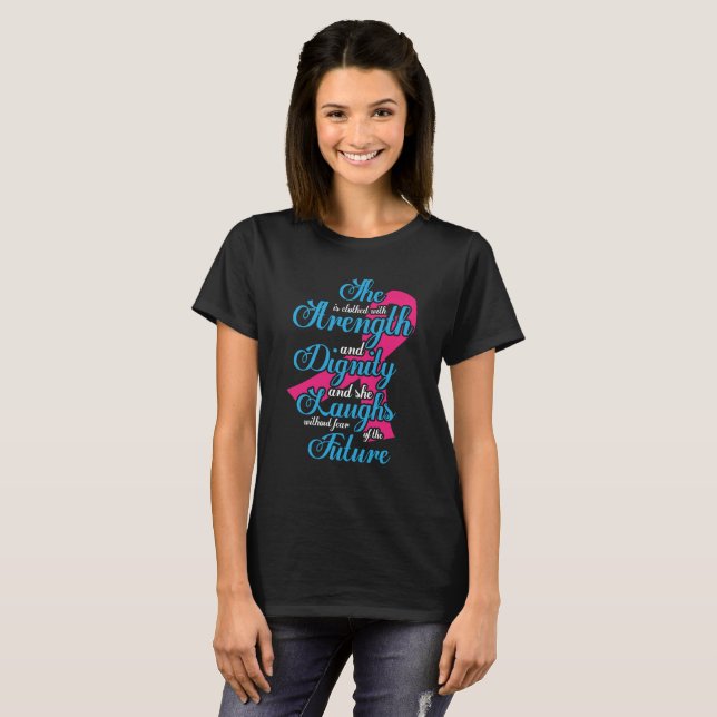 Proverbs 31:25 (FEARLESS) T-Shirt (Front Full)