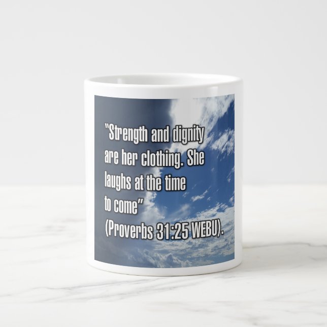 Proverbs 31:25 WEBU Mug (Front)