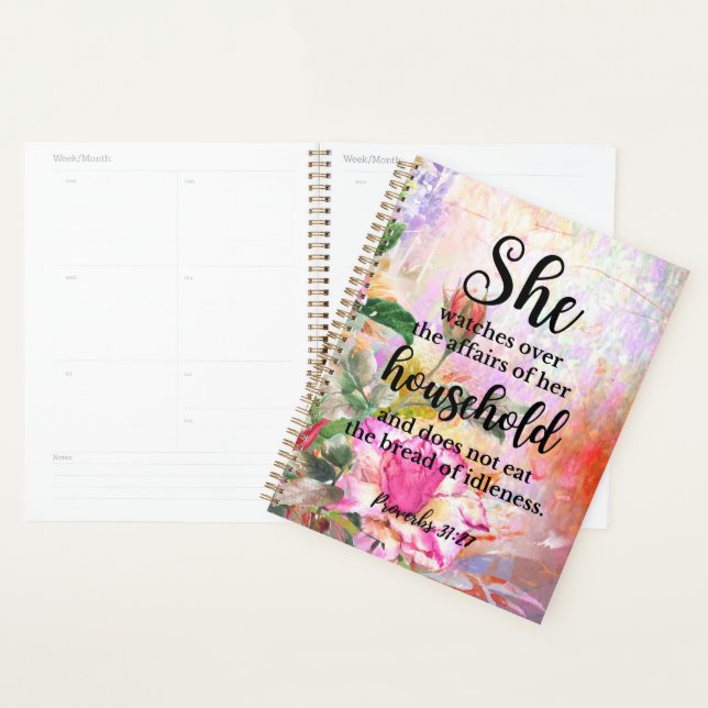 Proverbs 31:27 Mother's Day Scripture Planner (Display)