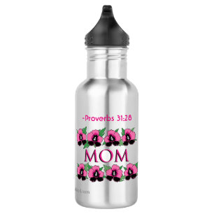 Proverbs 31:28 MOM Mother's Day 532 Ml Water Bottle