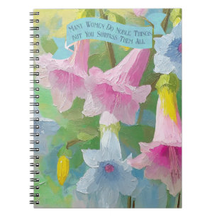 Proverbs 31:29 Scripture Verses Mothers'Day Floral Notebook