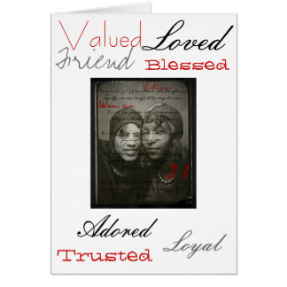 Proverbs 31 African American Woman Card