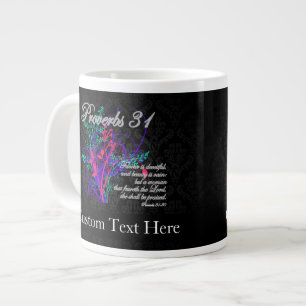 Proverbs 31 Bible Christian Women's Large Coffee Mug