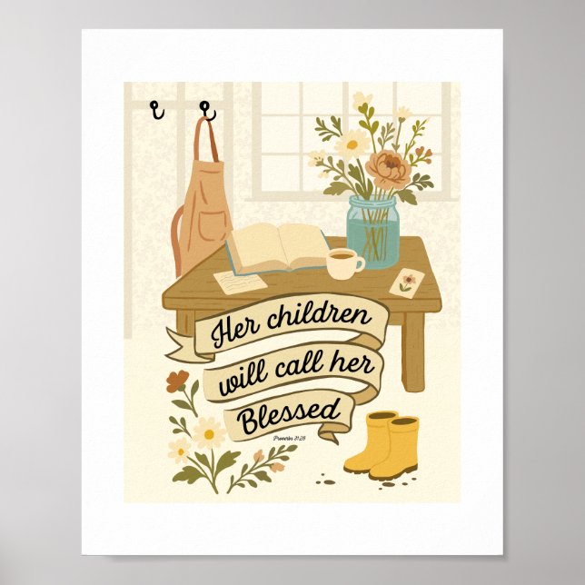 Proverbs 31 - Blessed Poster (Front)