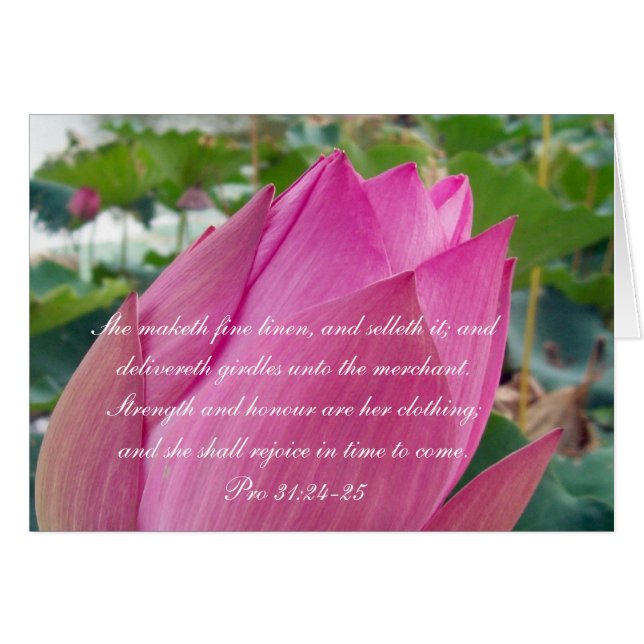 Proverbs 31 Collection ~ Pro 31:24-25 (Front Horizontal)