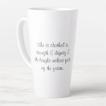 Proverbs 31 Latte Mug