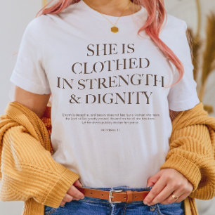 Proverbs 31   Modern Christian Aesthetic T-Shirt