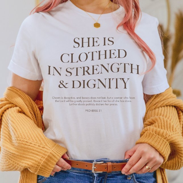 Proverbs 31 | Modern Christian Aesthetic T-Shirt (Creator Uploaded)