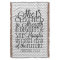 Proverbs 31 / Strength & Dignity Chevron Blanket