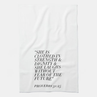 Proverbs 31 tea towel