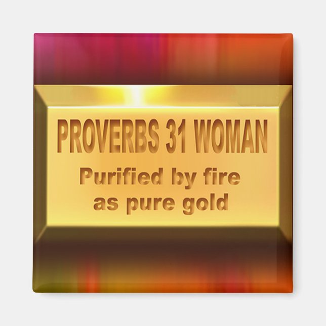 Proverbs 31 Woman Magnet (Front)