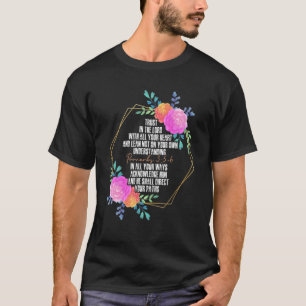Proverbs 35 6 Bible Verse Religious Christian Men T-Shirt