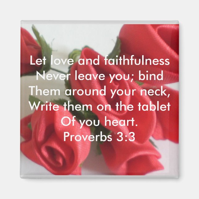 Proverbs 3:3 magnet (Front)