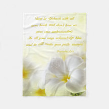 Proverbs 3:5-6 Bible Verse | Floral