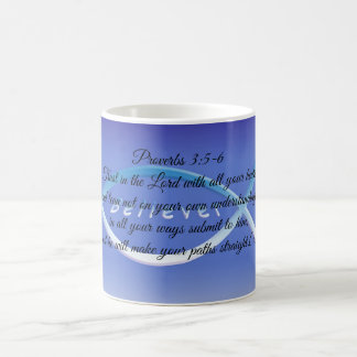 Proverbs 3:5-6 coffee mug