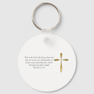 Proverbs 3:5-6 key ring