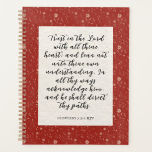 Proverbs 3:5-6 KJV Bible Verse Image  Planner