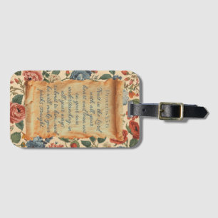 Proverbs 3:5–6 Trust in the Lord Bible Verse Luggage Tag