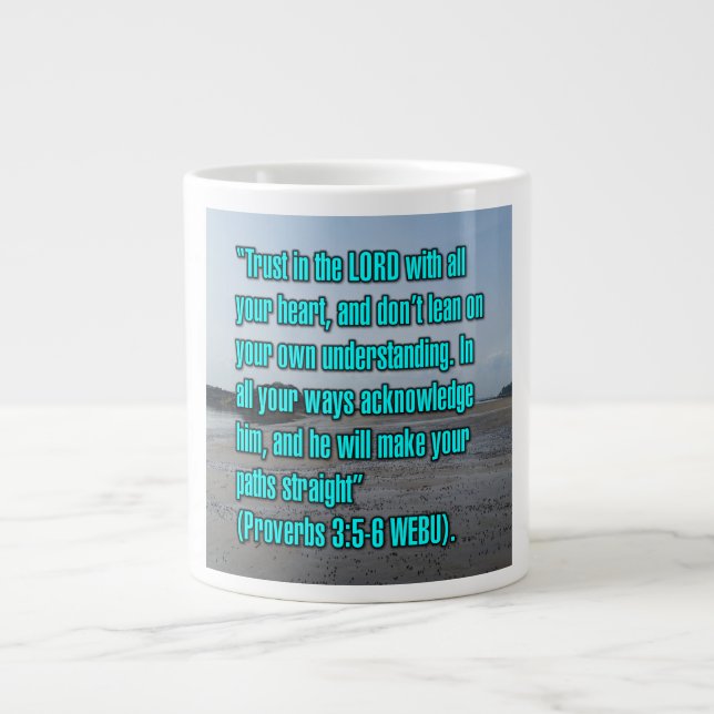 Proverbs 3:5-6 WEBU Mug (Front)