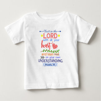 Proverbs 3:5 Baby Dress Baby T-Shirt