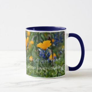 Proverbs 3:5 California Poppies Coffee Mug