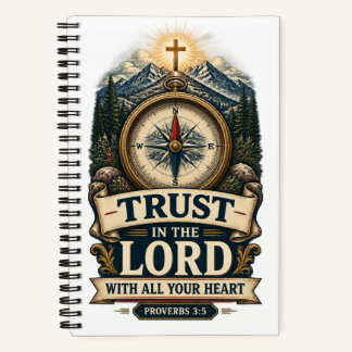 PROVERBS 3:5 Trust In The Lord Notebook
