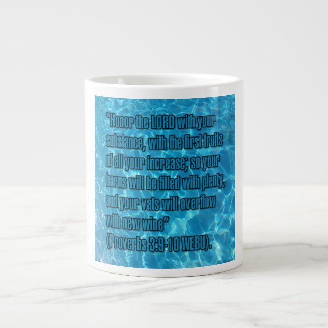 Proverbs 3:9-10 WEBU Mug (Front)