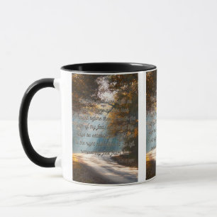 Proverbs 4:25-27 KJV Bible Verse Pic Two-Tone Mug